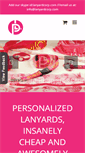 Mobile Screenshot of personalized-lanyards.com